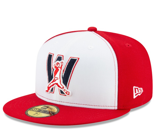 Men's Washington Nationals New Era White Alternate 4 Authentic Collection On-Field 59FIFTY Fitted Hat - Pro Jersey Sports