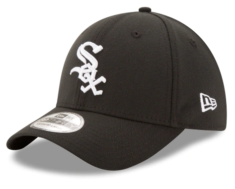 Junior Chicago White Sox New Era Black Team Classic 39THIRTY Flex Hat - Pro Jersey Sports