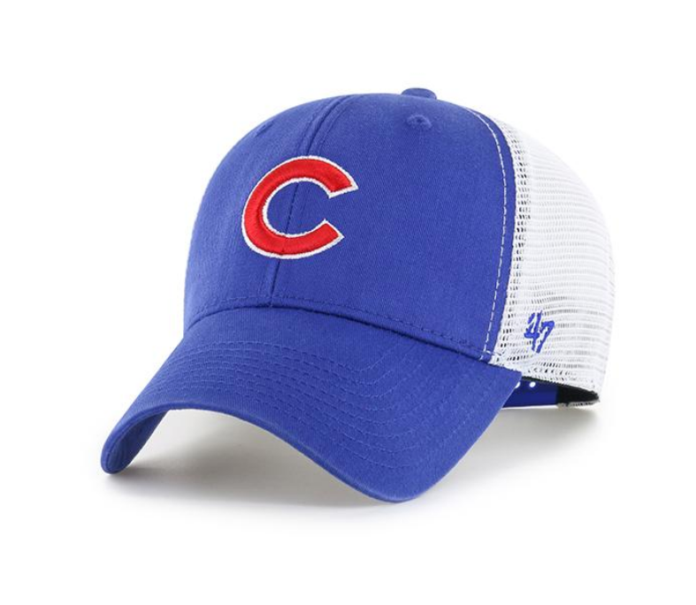 '47 Brand Chicago Cubs Primary Logo Flagship Wash Adjustable Mesh Back Hat