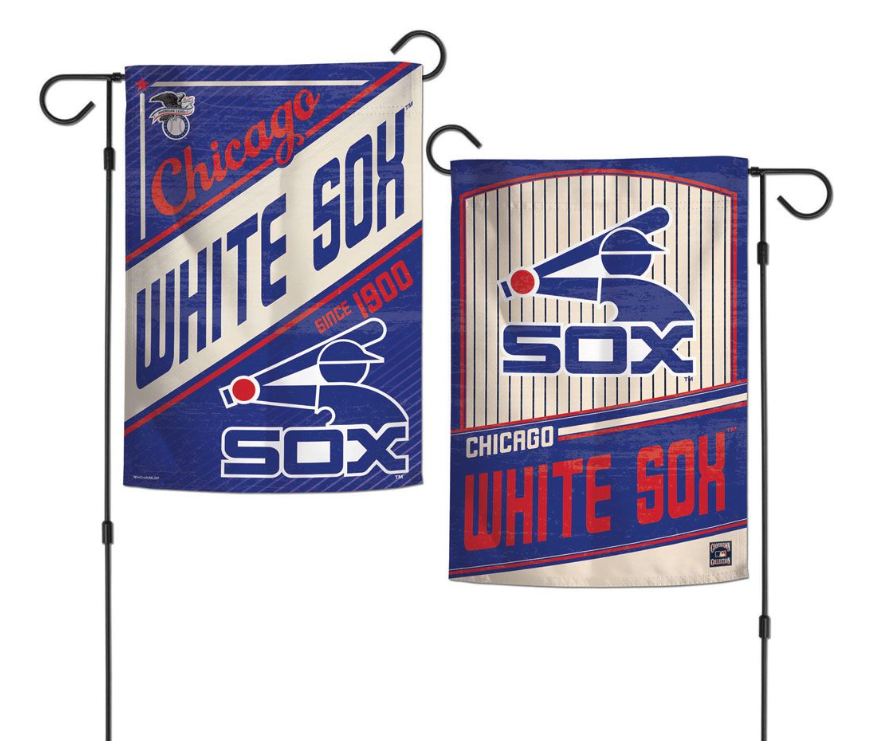 MLB Chicago White Sox MLB 12.5X18 Cooperstown Garden Flag By Wincraft - Pro Jersey Sports