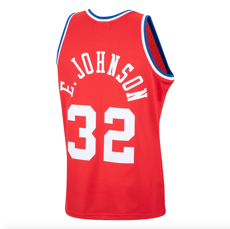 Men's Magic Johnson Mitchell & Ness Western Conference 1988 All-Star Hardwood Classics Swingman Jersey - Red - Pro Jersey Sports