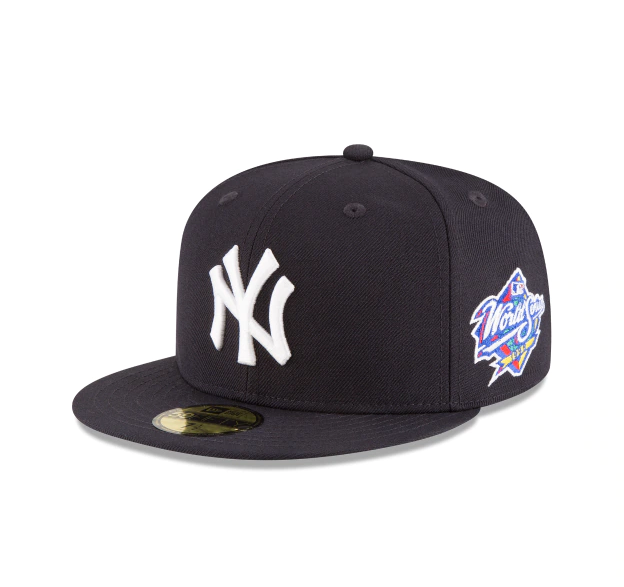 New York Yankees New Era 1998 World Series Wool 59FIFTY Fitted Hat - Navy - Pro Jersey Sports