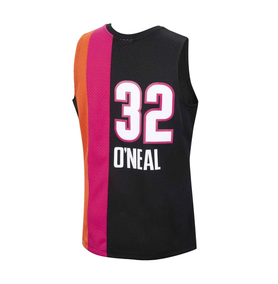 Men's Shaquille O'Neal Miami Heat Mitchell & Ness NBA 2005-06 Black Alternate Throwback Swingman Jersey
