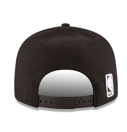 Men's Brooklyn Nets New Era Black Official Team Color 9FIFTY Adjustable Snapback Hat - Pro Jersey Sports