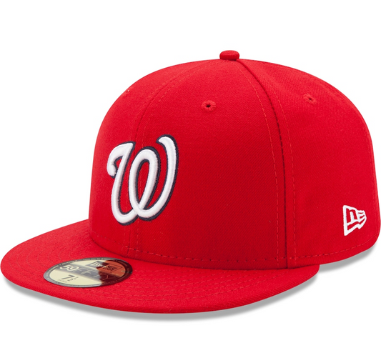 Men's Washington Nationals New Era Red Game Authentic Collection On-Field 59FIFTY Fitted Hat - Pro Jersey Sports