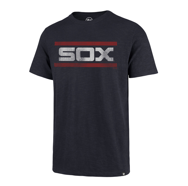 '47 Brand Men's Chicago White Sox Cooperstown Collection MLB Navy Grit Scrum T-Shirt - Pro Jersey Sports