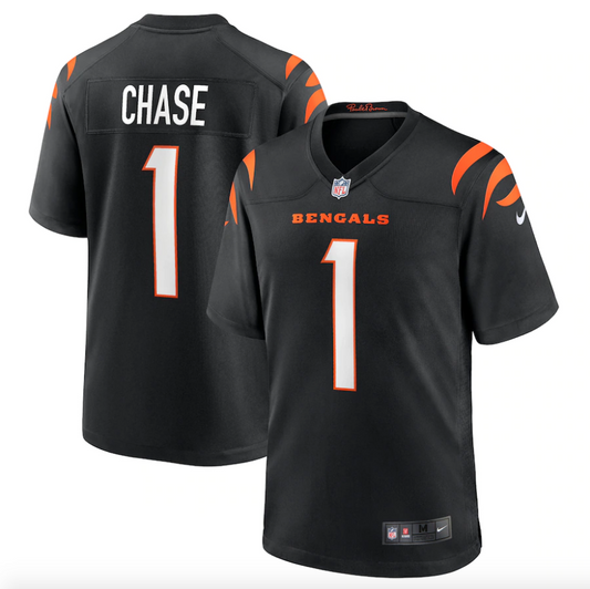 Men's Cincinnati Bengals Ja'Marr Chase Nike Black Game Jersey - Pro Jersey Sports