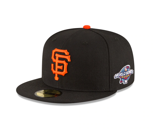 San Francisco Giants New Era 2002 World Series Wool 59FIFTY Fitted Hat - Black - Pro Jersey Sports
