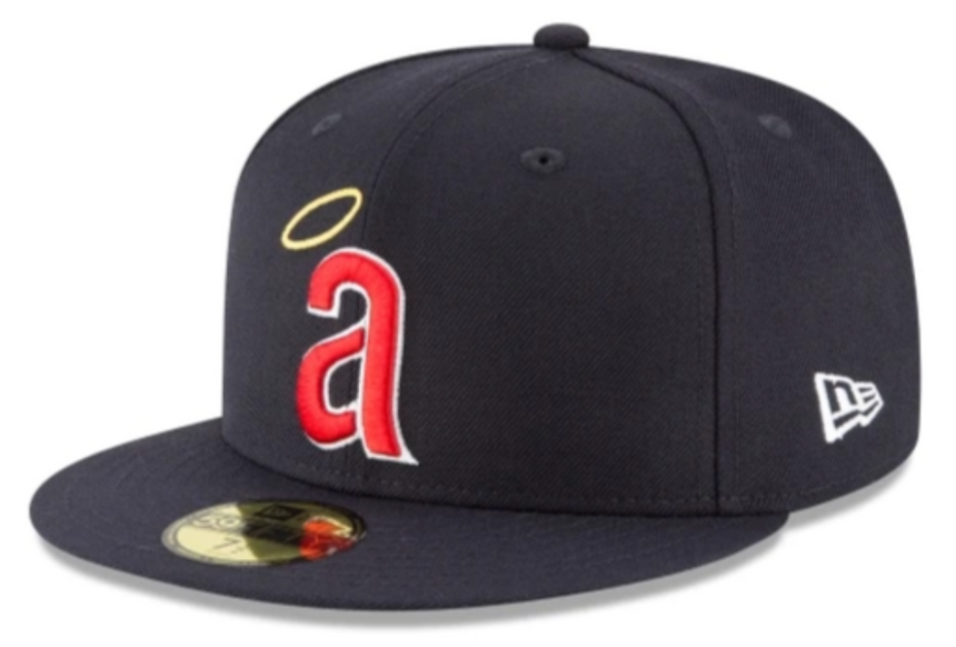 Men's California Angels New Era Navy 1971 Cooperstown Collection Wool 59FIFTY Fitted Hat - Pro Jersey Sports