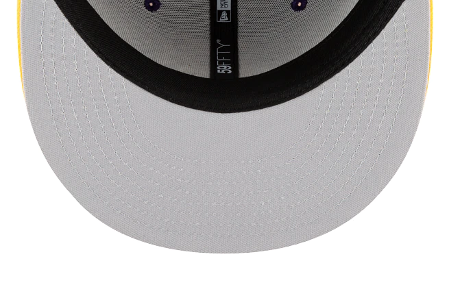 Men's Los Angeles Lakers NBA 2021 Draft New Era Purple and Gold 59FIFTY Fitted Hat - Pro Jersey Sports
