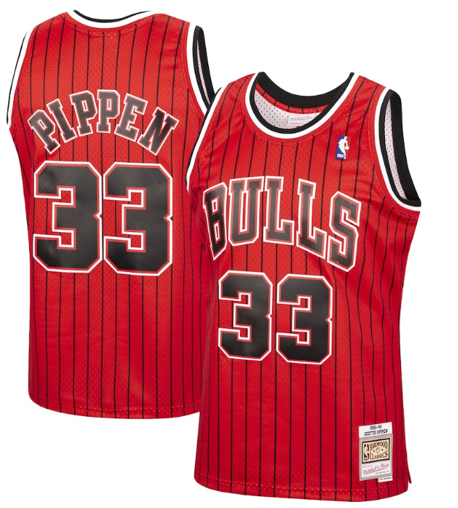Men's Chicago Bulls Scottie Pippen Mitchell & Ness Hardwood Classics Reload 2.0 Swingman Jersey - Red - Pro Jersey Sports
