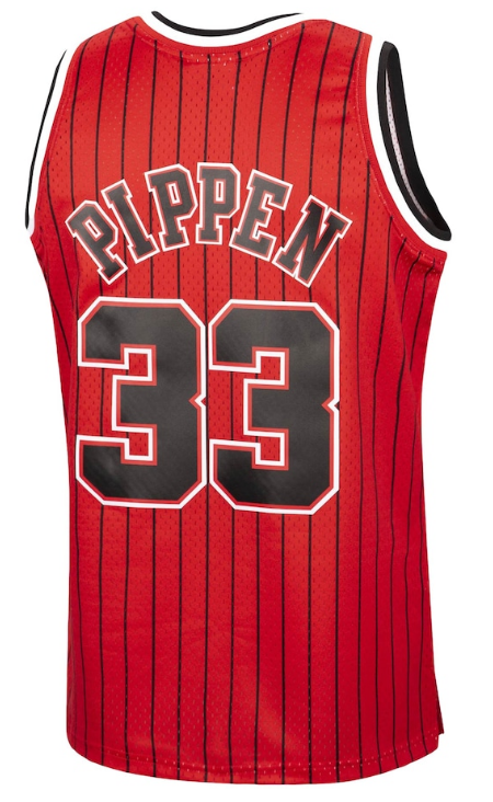 Men's Chicago Bulls Scottie Pippen Mitchell & Ness Hardwood Classics Reload 2.0 Swingman Jersey - Red - Pro Jersey Sports