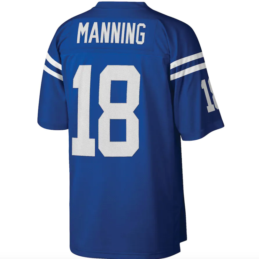 Peyton Manning Indianapolis Colts Mitchell & Ness Legacy Replica Jersey - Royal - Pro Jersey Sports