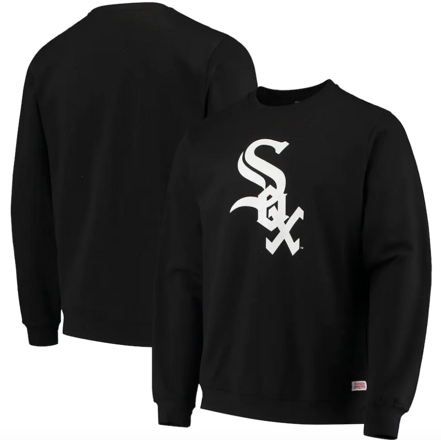 Chicago White Sox Stitches Logo Sweatshirt – Black - Pro Jersey Sports