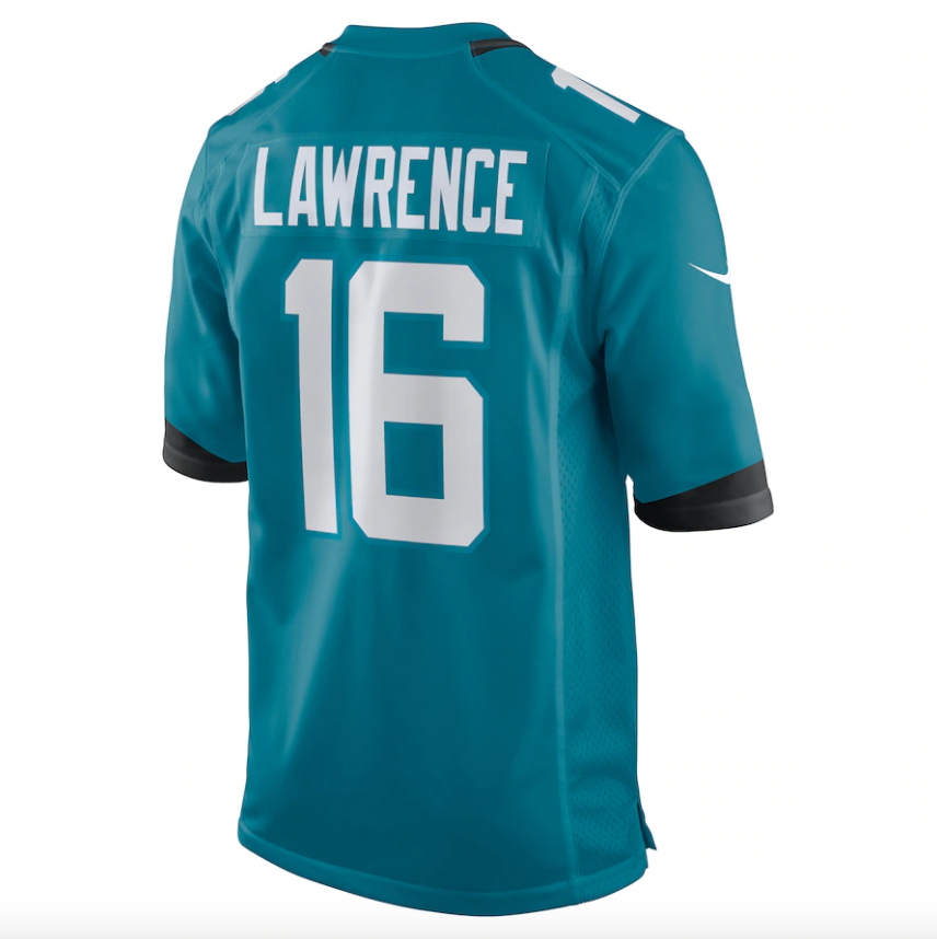 Men's Nike Trevor Lawrence Teal Jacksonville Jaguars Game Jersey - Pro Jersey Sports