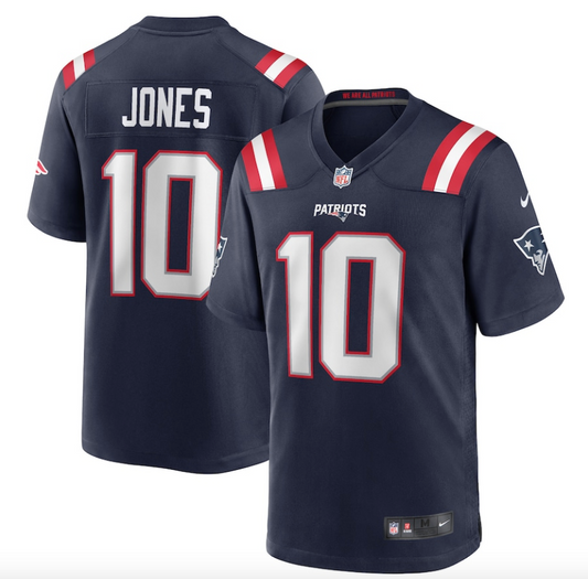Youth New England Patriots Mac Jones Nike Navy Blue Game Jersey - Pro Jersey Sports