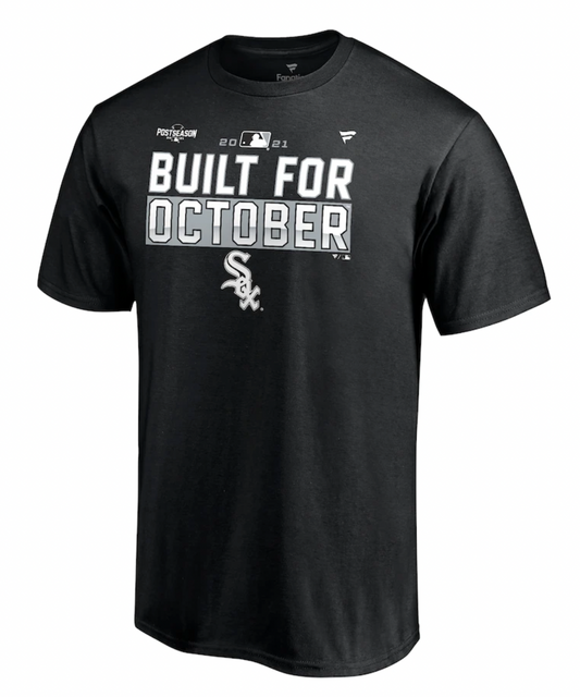 Men's Chicago White Sox Fanatics Branded Black 2021 Postseason Locker Room T-Shirt - Pro Jersey Sports