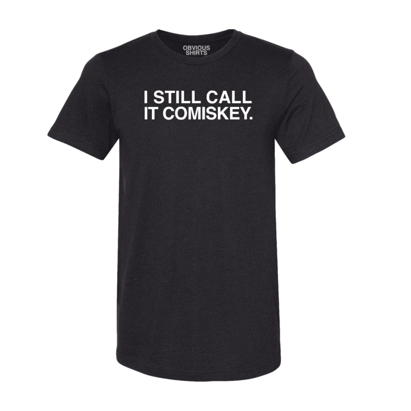Men's Obvious Shirts Chicago White Sox "I Still Call It Comiskey." Tee - Pro Jersey Sports