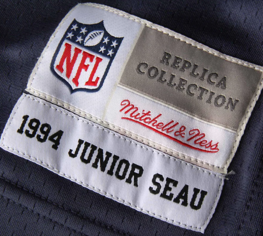 Junior Seau San Diego Chargers Mitchell & Ness Retired Player Legacy Replica Jersey - Navy - Pro Jersey Sports