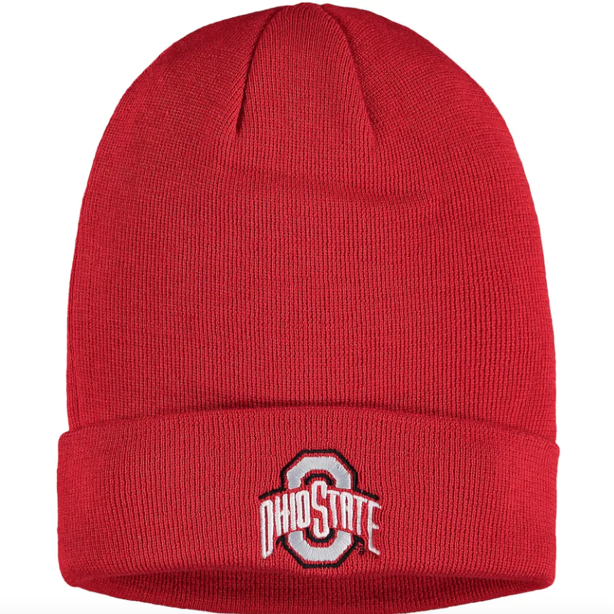 Men's Nike Scarlet Ohio State Buckeyes Core Cuffed Knit Hat - Pro Jersey Sports