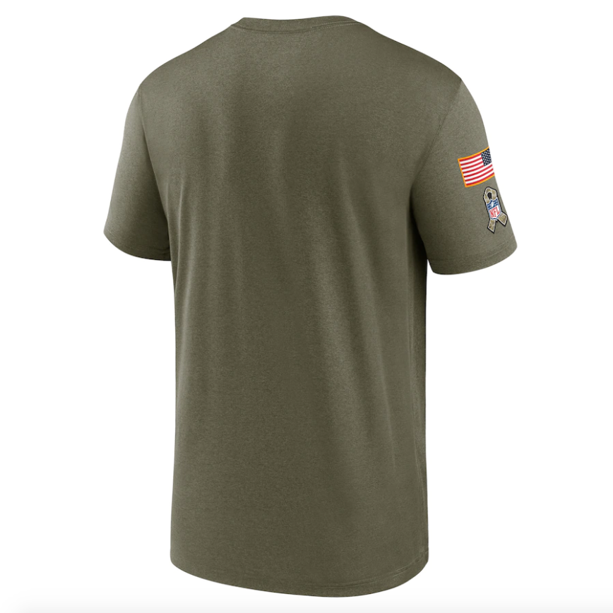 Men's Chicago Bears Nike Olive 2021 Salute To Service Legend Performance T-Shirt - Pro Jersey Sports