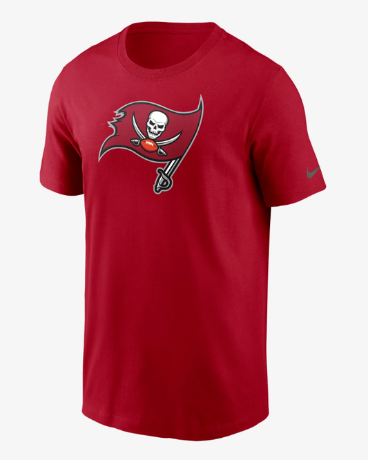 Tampa Bay Buccaneers Red Essential Logo T-Shirt By Nike