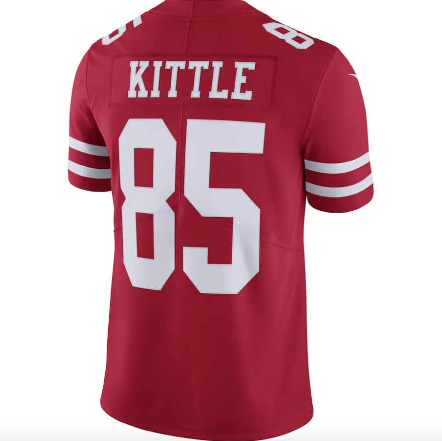 Men's San Francisco 49ers George Kittle Scarlet Vapor Limited Jersey - Pro Jersey Sports