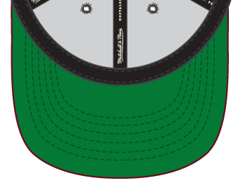 Los Angeles Lakers Mitchell & Ness Hardwood Classics Natural 2 Tone Snapback Hat- Cream/Purple - Pro Jersey Sports