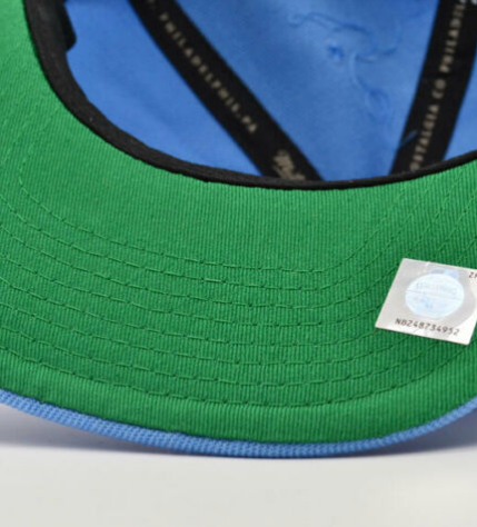 Men's Mitchell & Ness Houston Rockets Hardwood Classics Sky Blue Adjustable Snapback Hat - Pro Jersey Sports