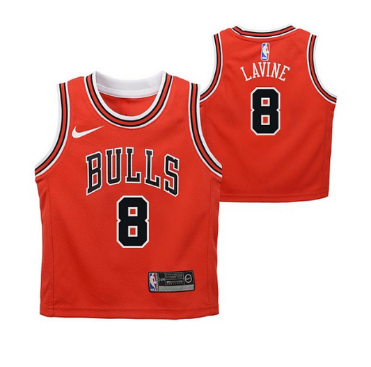 Preschool Chicago Bulls Zach Lavine Red Nike Swingman Icon Jersey - Pro Jersey Sports
