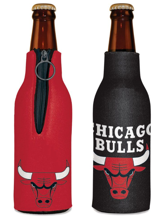 Chicago Bulls Zip Up Bottle Cooler - Pro Jersey Sports