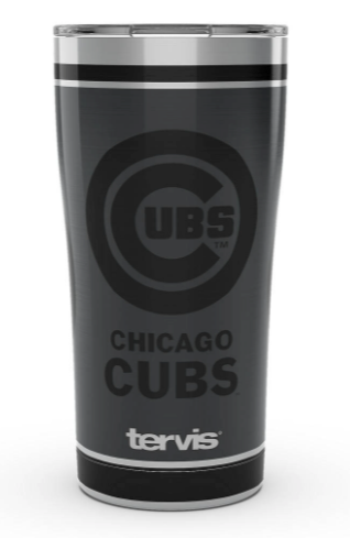 Chicago Cubs™ Blackout 20 oz. Stainless Steel Tumbler - Pro Jersey Sports