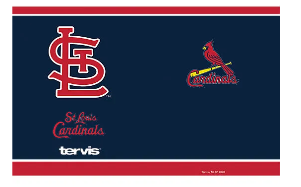 St. Louis Cardinals™ Navy Home Run 20 oz. Stainless Steel Tumbler - Pro Jersey Sports