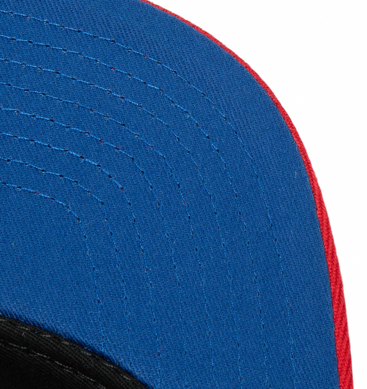 Detroit Pistons Mitchell & Ness Hardwood Classics Reload 2.0 Snapback Hat - Royal/Red - Pro Jersey Sports