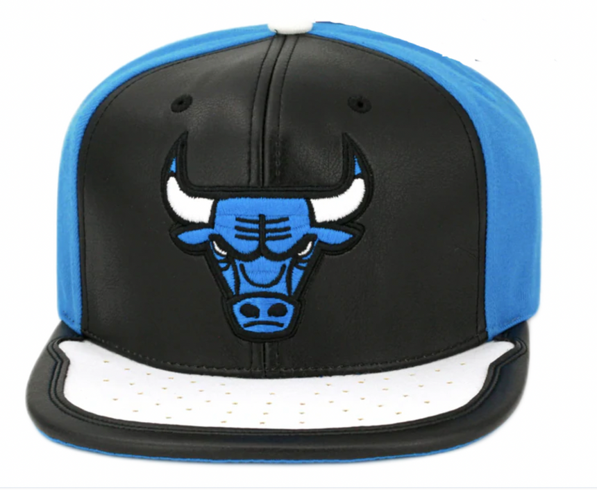 Chicago Bulls Day One Black/Blue/White Mitchell & Ness Snapback Hat - Pro Jersey Sports