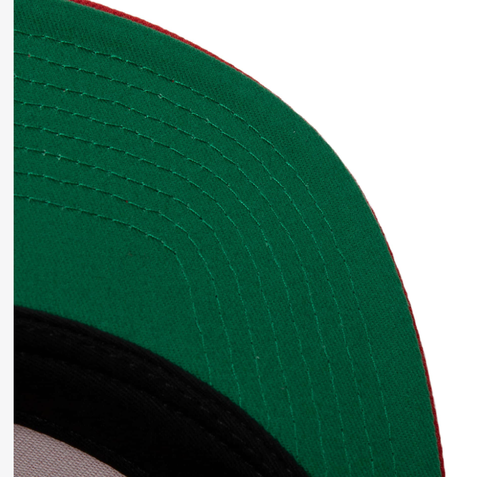 Men's Miami Heat Mitchell & Ness HWC Ground 2.0 Snapback Hat-Red - Pro Jersey Sports