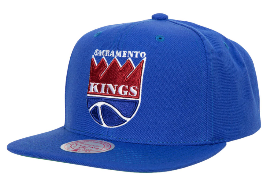Men's Mitchell & Ness Sacramento Kings Ground 2.0 Royal Blue Snapback Hat - Pro Jersey Sports