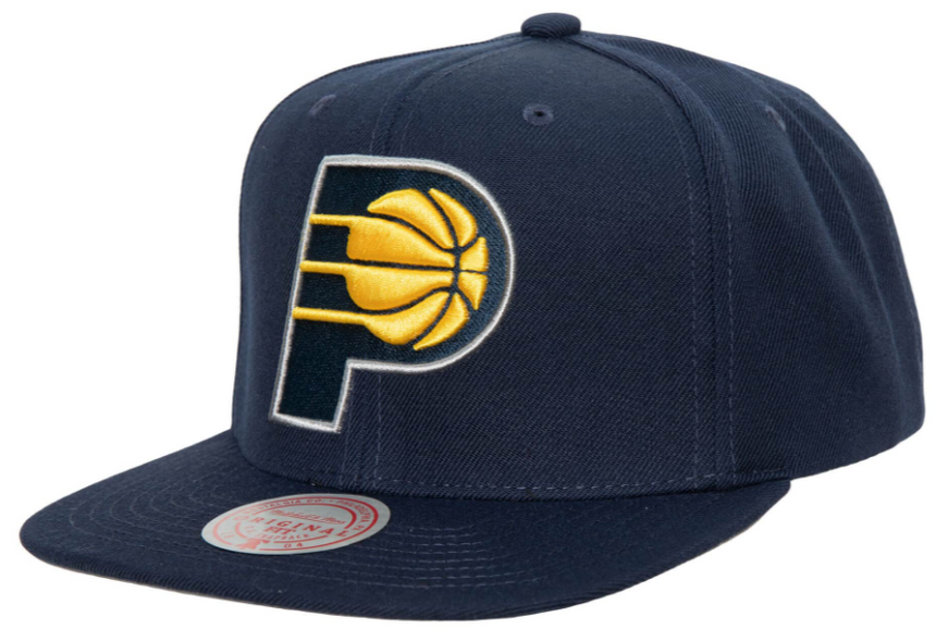 Mens NBA Indiana Pacers Ground 2.0 Snapback Hat By Mitchell And Ness - Pro Jersey Sports