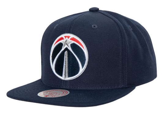 Washington Wizards Ground 2.0 Navy Mitchell & Ness Snapback Hat