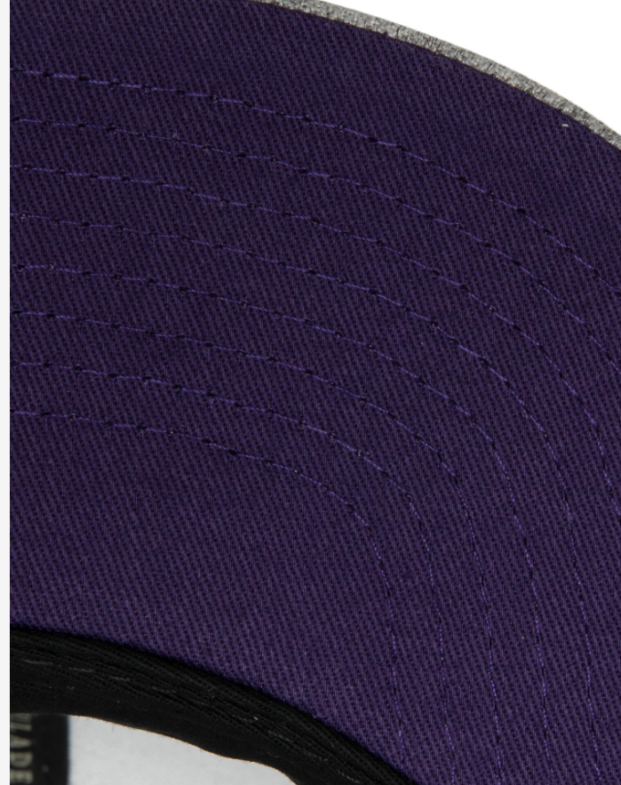 Los Angeles Lakers Gray Heathered 2.0 Mitchell & Ness Snapback Hat - Pro Jersey Sports