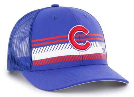 Chicago Cubs '47 Cumberland Trucker Snapback Hat - Royal - Pro Jersey Sports