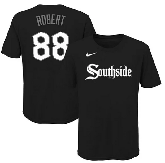 Youth Chicago White Sox Luis Robert Nike Black City Connect T-Shirt - Pro Jersey Sports