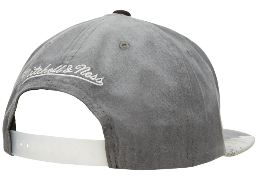 Chicago Bulls Mitchell & Ness 3M AIR JORDAN DAY 5 Snapback Hat- Gray/Silver - Pro Jersey Sports