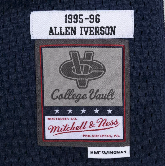 Men's Georgetown Hoyas Allen Iverson Mitchell & Ness Swingman Jersey - Pro Jersey Sports