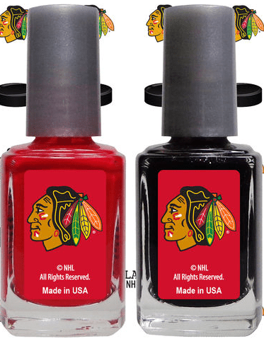 CHICAGO BLACKHAWKS NAIL POLISH - Pro Jersey Sports