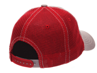 ZHATS NHL Chicago Blackhawks Men's Gray/Red Stratus Mesh Hat - Pro Jersey Sports