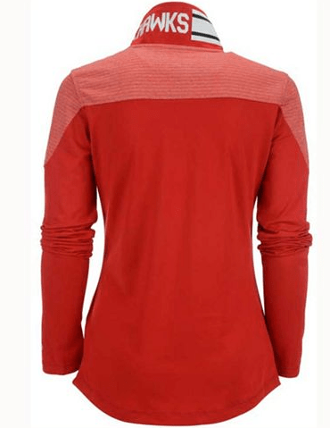 Women's Chicago Blackhawks 1/4 Zip Red Performance Jacket - Pro Jersey Sports