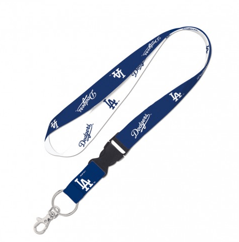 Los Angeles Dodgers Double Sided Lanyard With Detachable Buckle By Wincraft - Pro Jersey Sports
