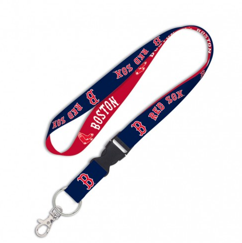 Boston Red Sox Double Sided Lanyard With Detachable Buckle By Wincraft