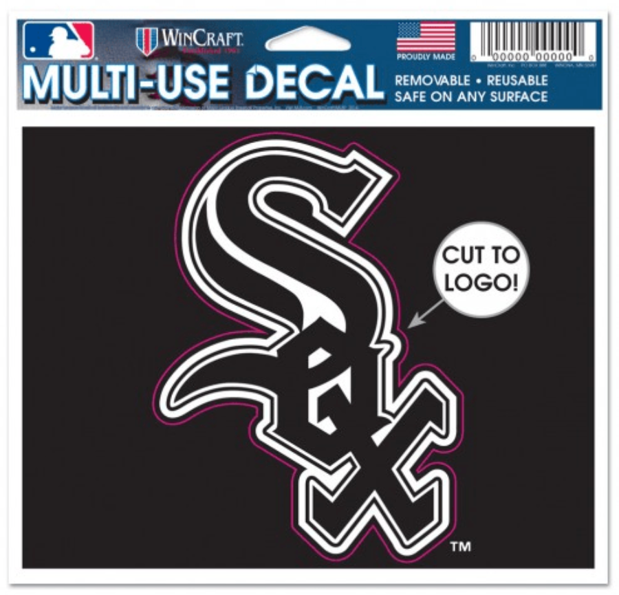 Chicago White Sox 4.5x5.75 Multi-Use Decal By Wincraft - Pro Jersey Sports